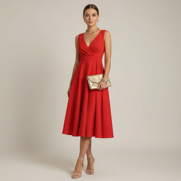 Robe midi élégante Sara