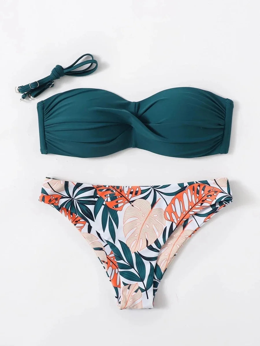 Bikini Tropical Tipo Bandeau