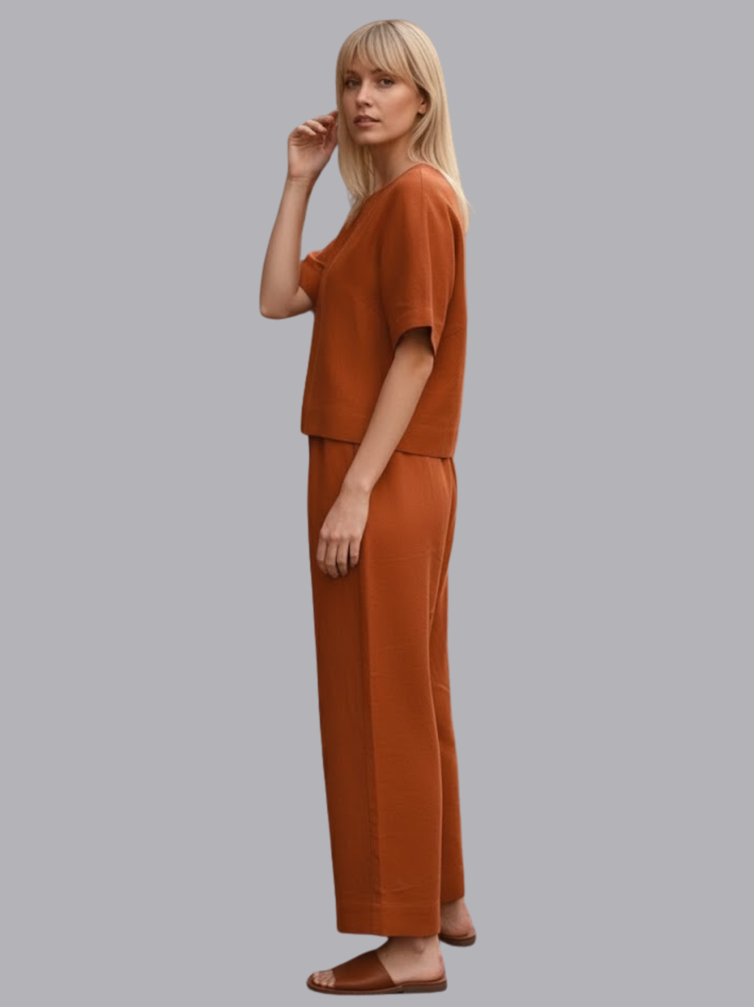 Hallie Short Sleeve Two Piece Set
